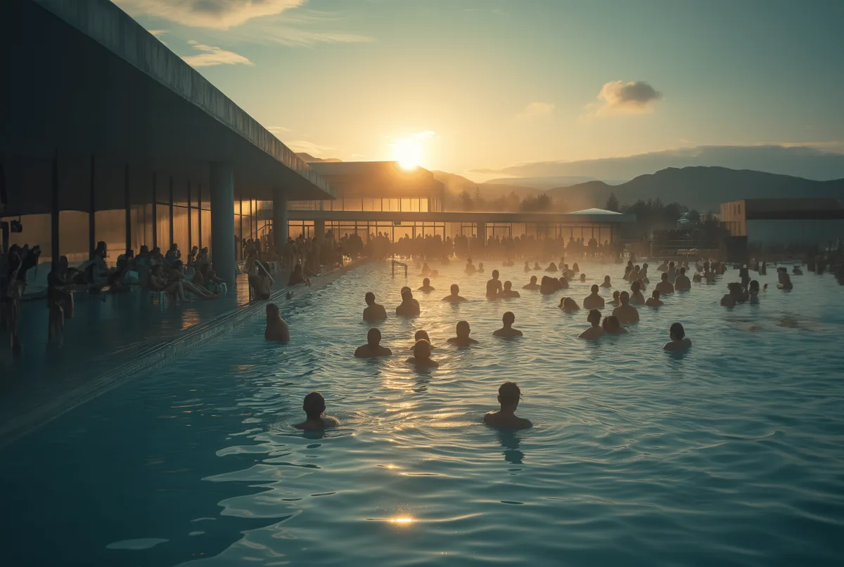 Swimming pool in Iceland