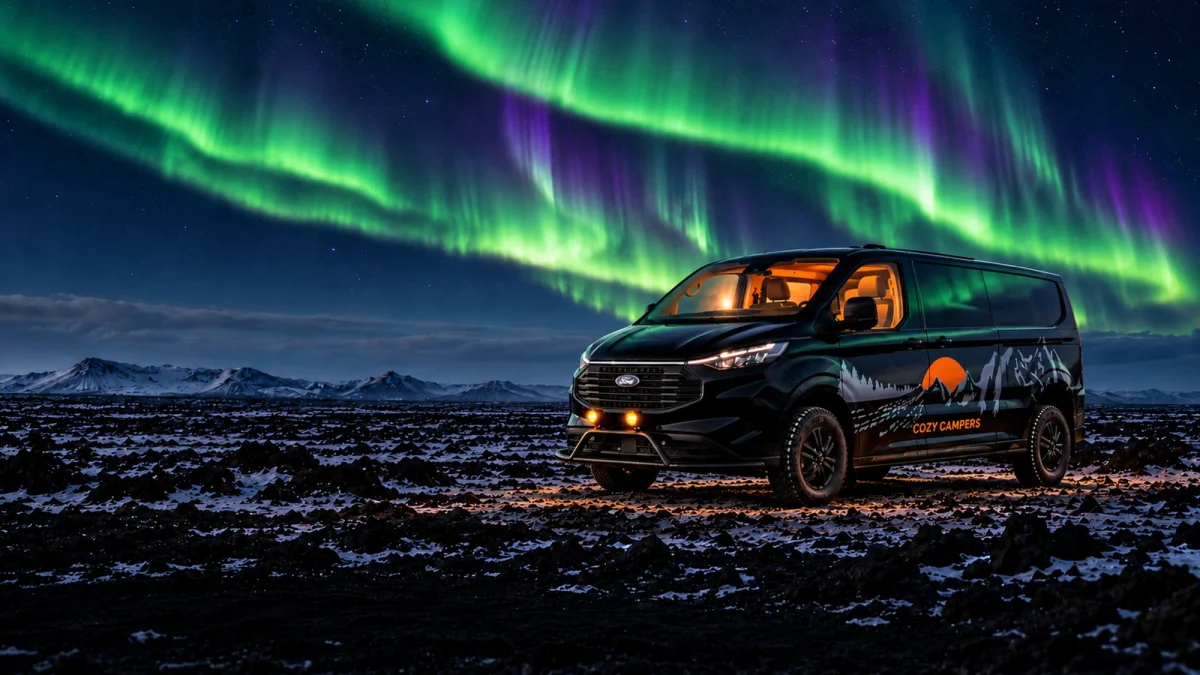 Screenshot or Official Image for cozycampers.is - Iceland Camper Van Rental | Cozy Campers