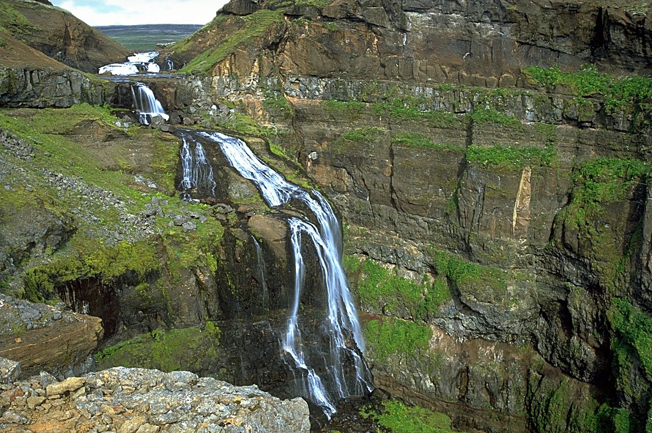 Glymur waterfall in Iceland
