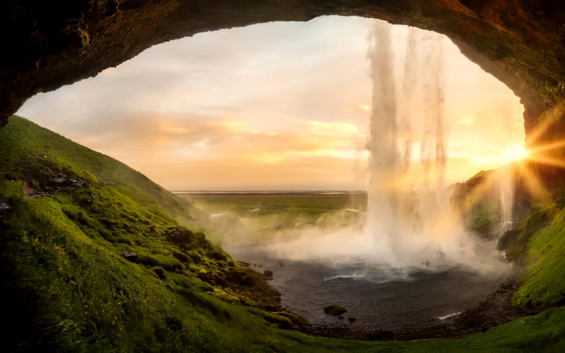 Seljalandsfoss waterfall Iceland