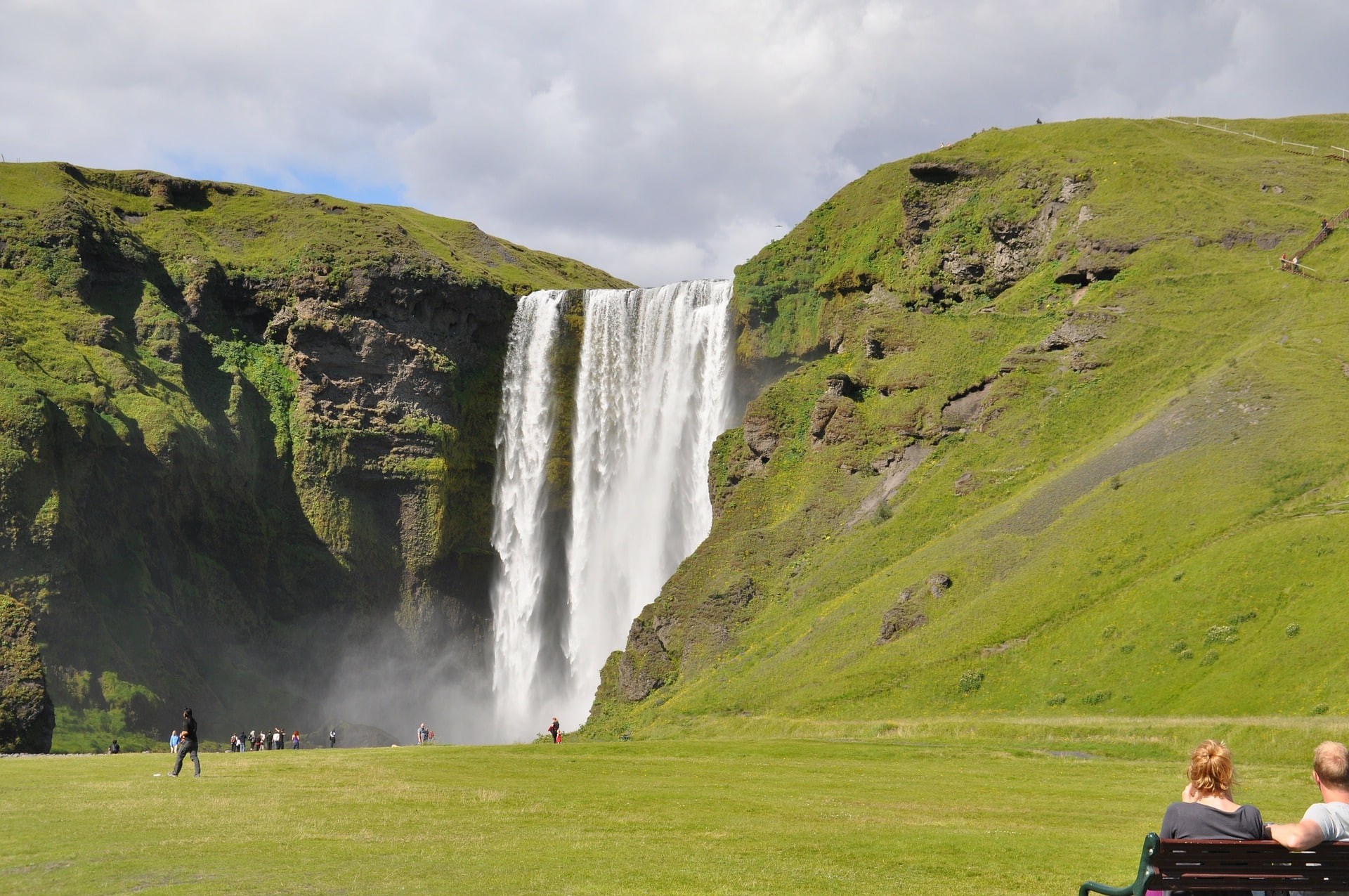 Famous waterfalls - skógafoss