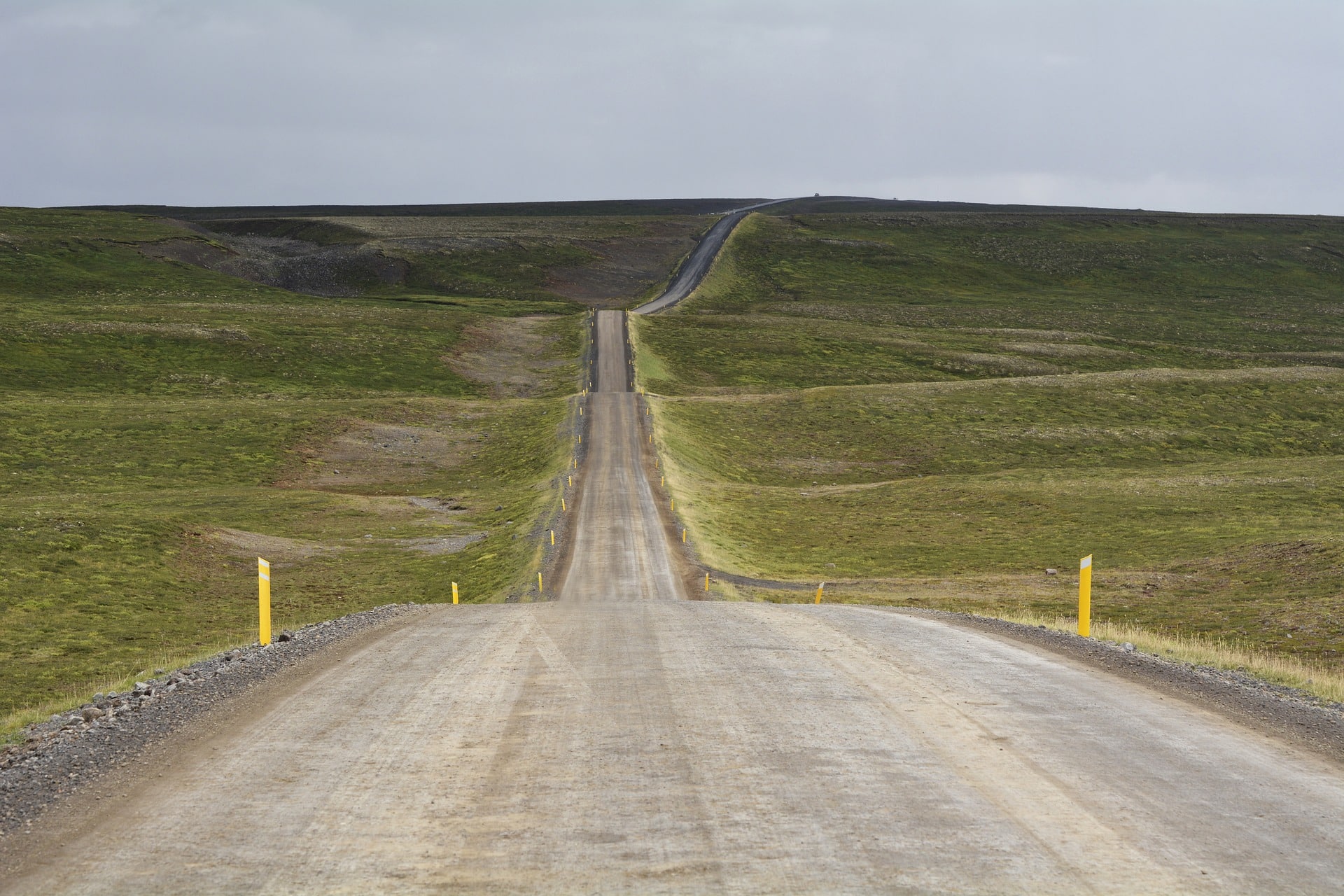 gravel road in Iceland
