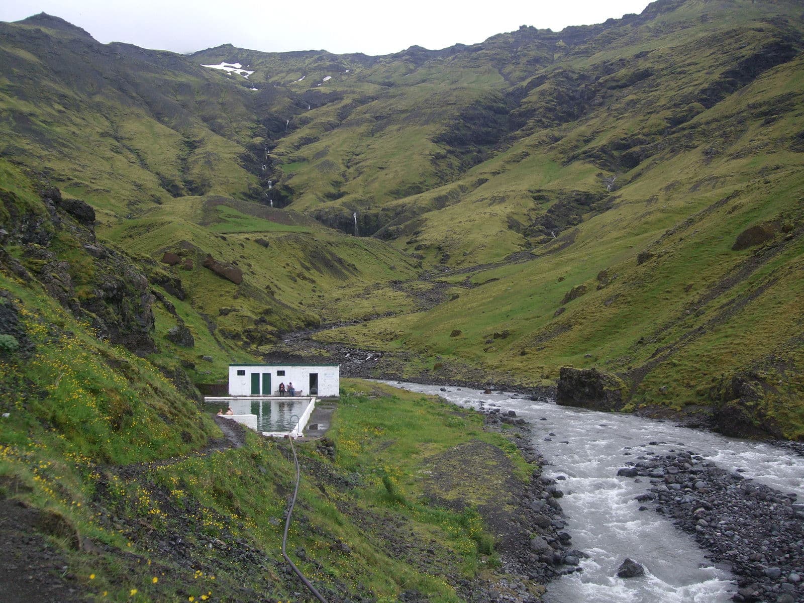 Seljavallalaug, abandoned, geothermal, pool, pools