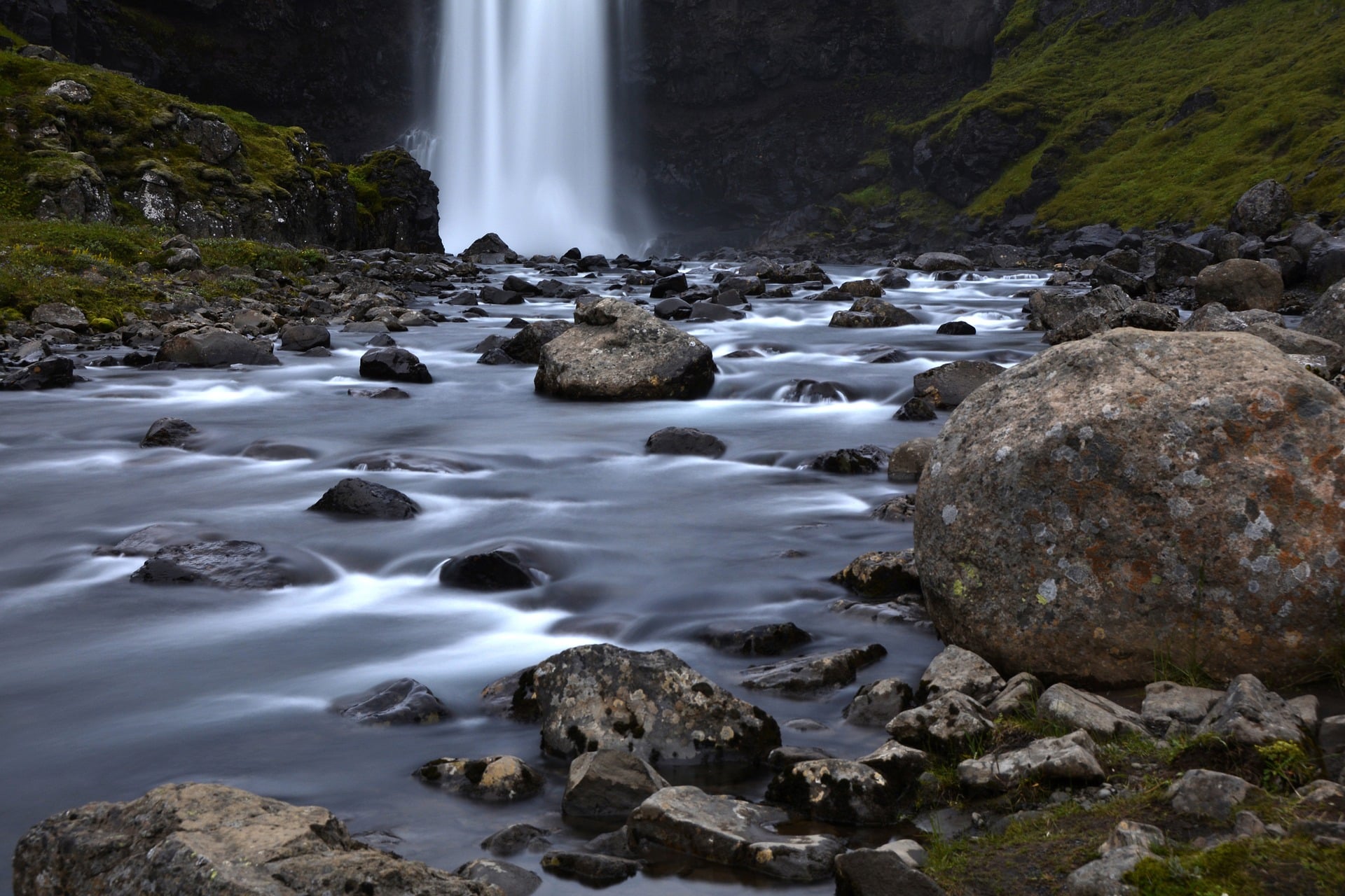 Seyðisfjörður Waterfall Iceland