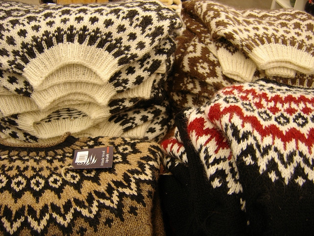 Icelandic lopapeysa sweater