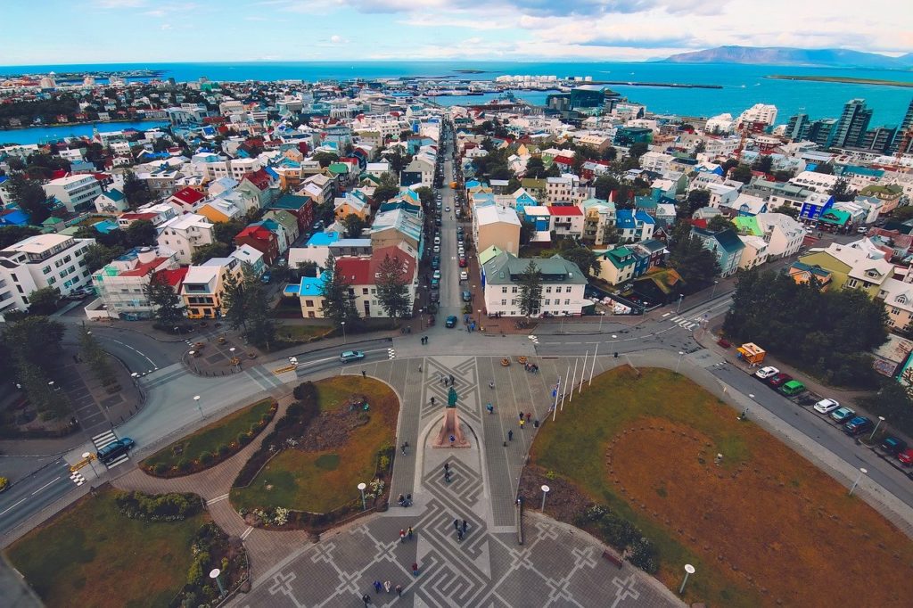 Reykjavik downtown
