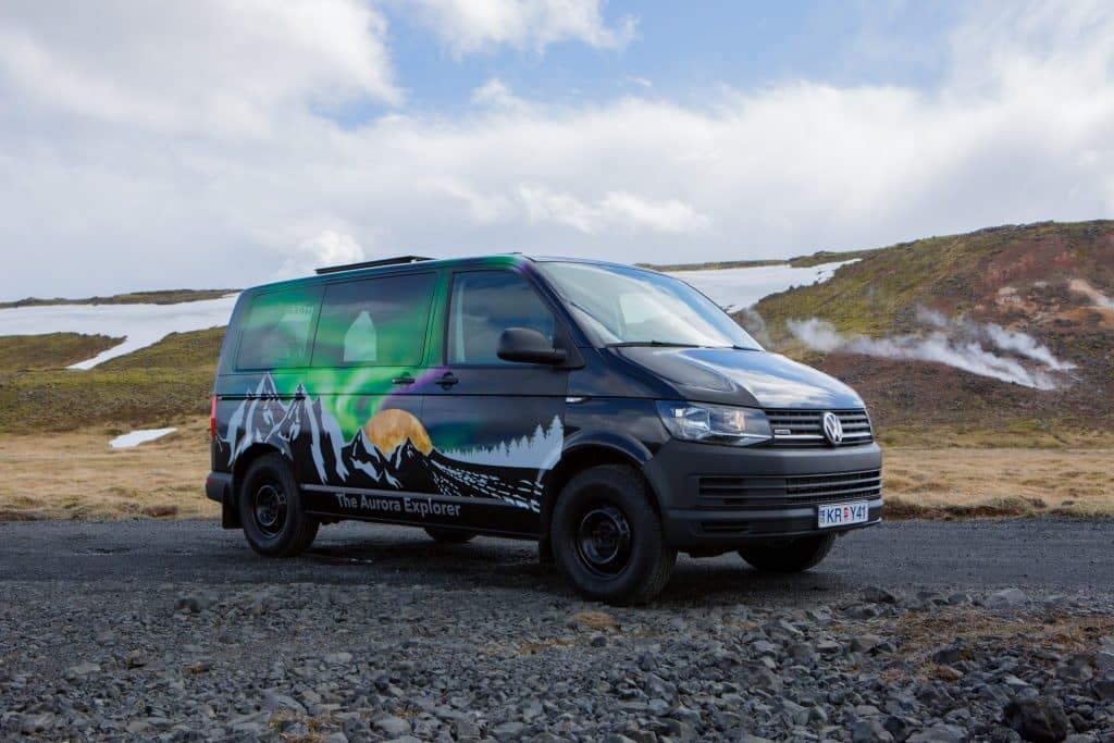 road trip camping car islande